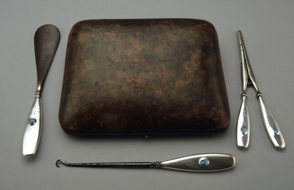Liberty Cymric Silver Dressing Table Set (3 pieces)